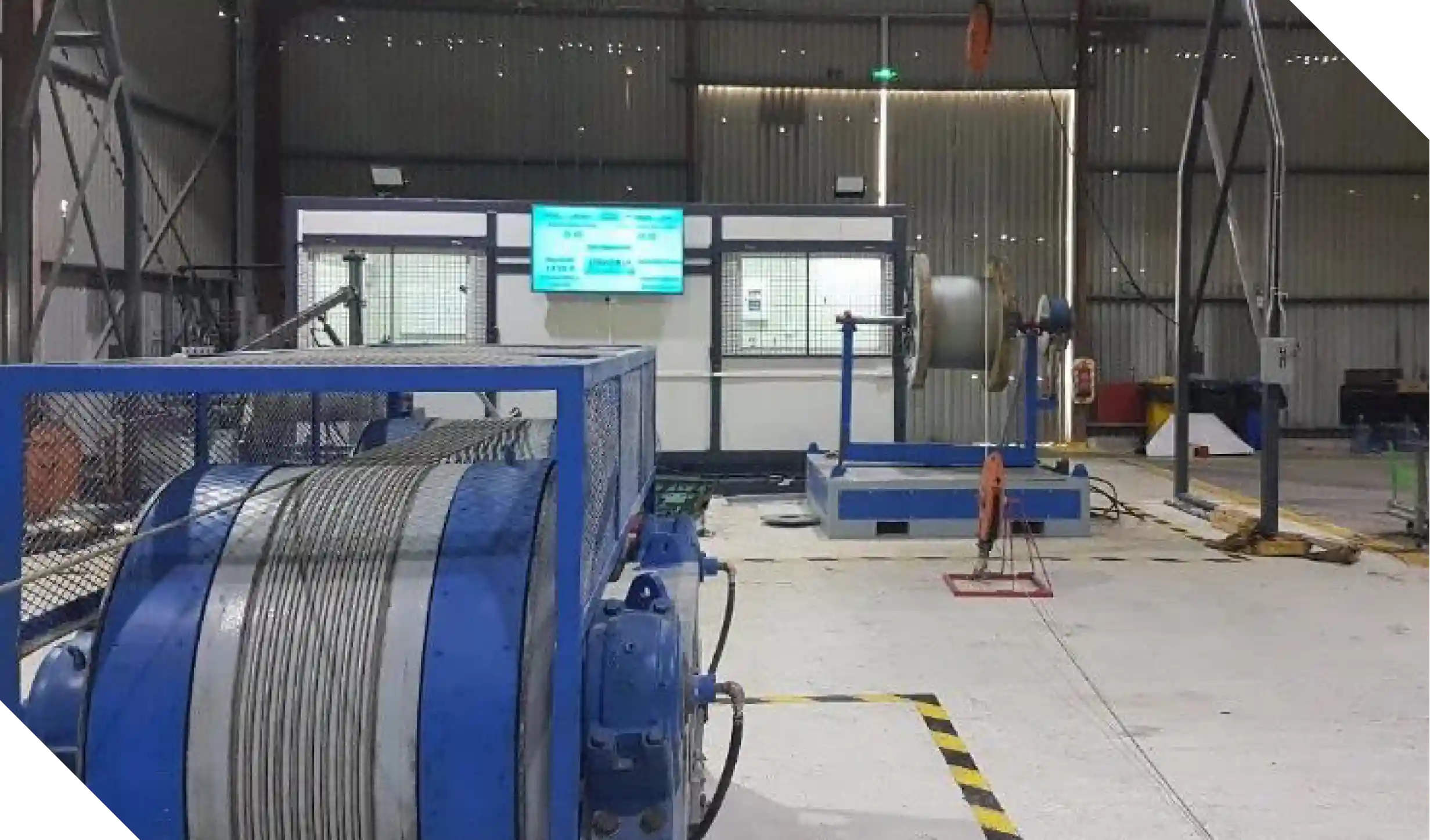 Cable shop division machinery and workshop