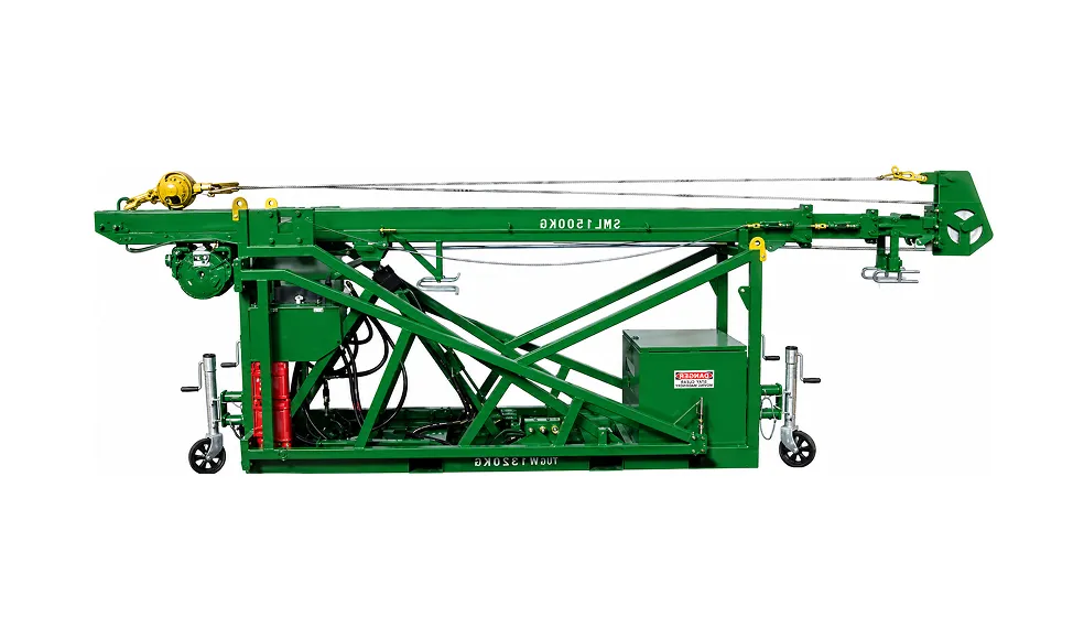 35 and 50 Ft Ginpoles for Slickline Operations