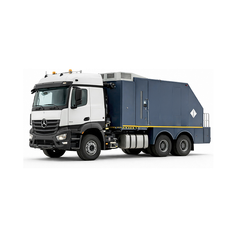 Truck chassis mounted Wireline units